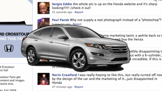 Honda Responds To Facebook Crosstour Hatefest